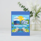 Panama-Stad Panama Briefkaart (Staand voorkant)