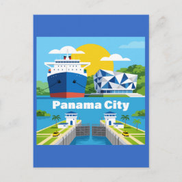 Panama-Stad Panama Briefkaart