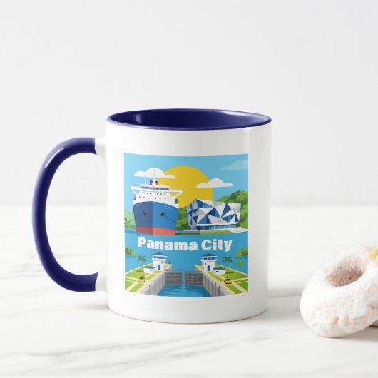 Panama-Stad Panama Mok (Met donut)