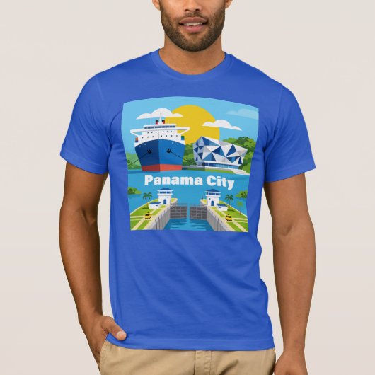 Panama-Stad Panama T-shirt (Voorkant)