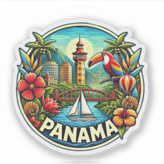 Panama Sticker (Voorkant)