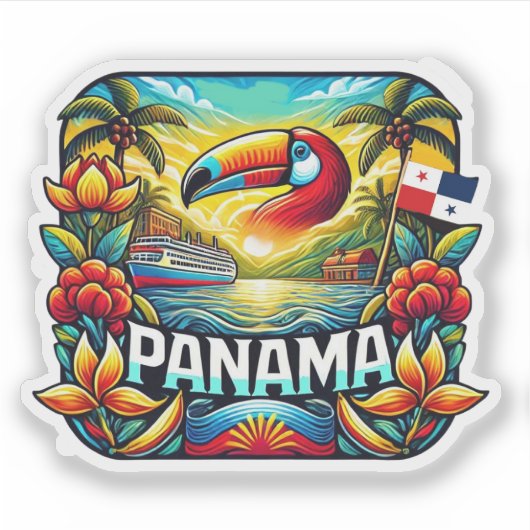 Panama Sticker (Voorkant)