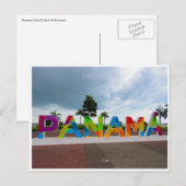 panama-teken briefkaart (Voorkant / Achterkant)