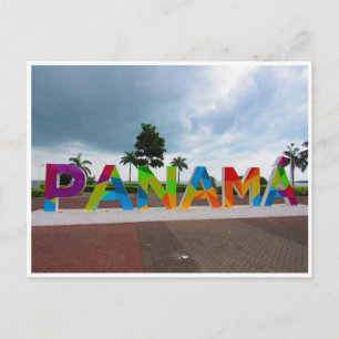 panama-teken briefkaart