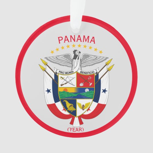 Panama Vacation kerstversiering Ornament (voorkant)