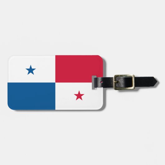 Panama vlag bagagelabel (Voorkant horizontaal)