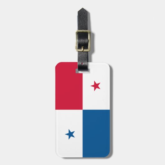 Panama vlag bagagelabel (Voorkant verticaal)