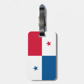 Panama vlag bagagelabel (Achterkant verticaal)
