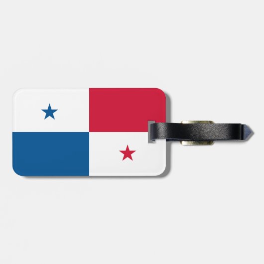Panama vlag bagagelabel (Achterkant horizontaal)