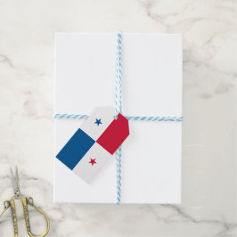 Panama vlag cadeaulabel