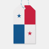 Panama vlag cadeaulabel (Achterkant)