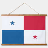 Panama vlag hangend wandkleed (Voorkant)