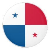 Panama vlag keramische knop (Voorkant)