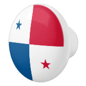Panama vlag keramische knop (Rechts)