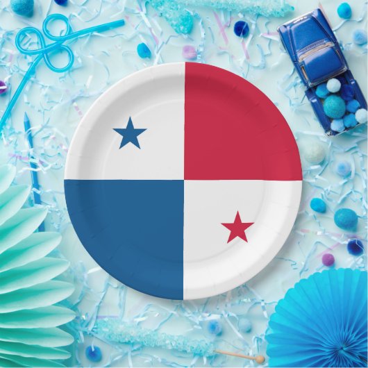 Panama vlag papieren bordje (Feest)