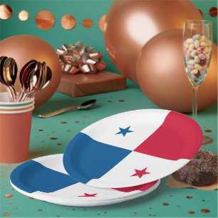Panama vlag papieren bordje