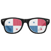 Panama vlag retro zonnebril (Voorkant)