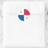 Panama vlag ronde sticker (Tas)