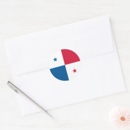 Panama vlag ronde sticker