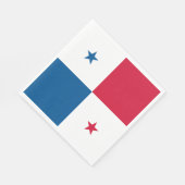 Panama vlag servet (Hoek)