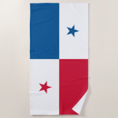 Panama vlag strandlaken (Voorkant)