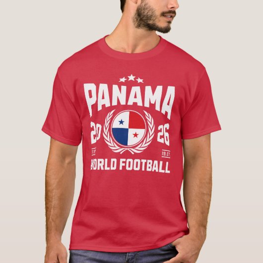 Panama Voetbal 2026 T-shirt (Voorkant)