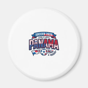 Panama Voetbal 2026 Voetbal Vet Land Typografie Magneet