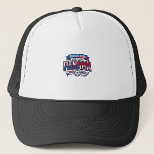 Panama Voetbal 2026 Voetbal Vet Land Typografie  Trucker Pet