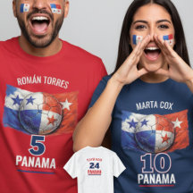 Panama Voetbal Nationale Vlag Erfgoed Voetbal