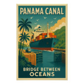 Panamakanaal: brug tussen de oceanen perfect poster (Voorkant)