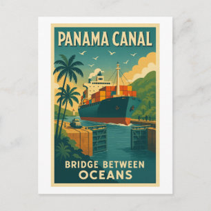 Panamakanaal – Brug tussen oceanen Briefkaart