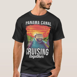 Panamakanaal cruise vakantie gezinsmat t-shirt