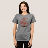 Panamakanaal eerste keer Tri-Blend shirt (Voorkant volledig)
