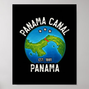 Panamakanaal Geschat 1881 Poster