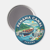 Panamakanaal Panama Magneet (Voorkant / Achterkant)