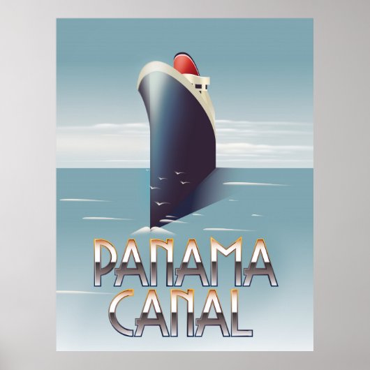 Panamakanaal Poster (Voorkant)