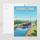 Panamakanaal Reis Briefkaart (Voorkant / Achterkant)