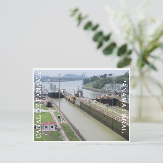panamakanaalmeer briefkaart (Staand voorkant)