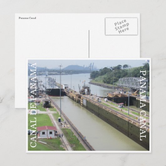 panamakanaalmeer briefkaart (Voorkant / Achterkant)