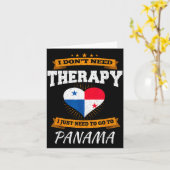 Panamanian Flag I Panama Flag I Vacation Panama  Kaart (Gele Bloem)