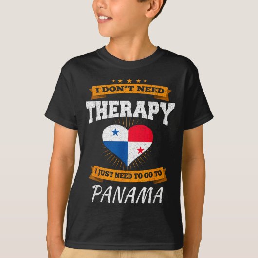 Panamanian Flag I Panama Flag I Vacation Panama  T-shirt (Voorkant)