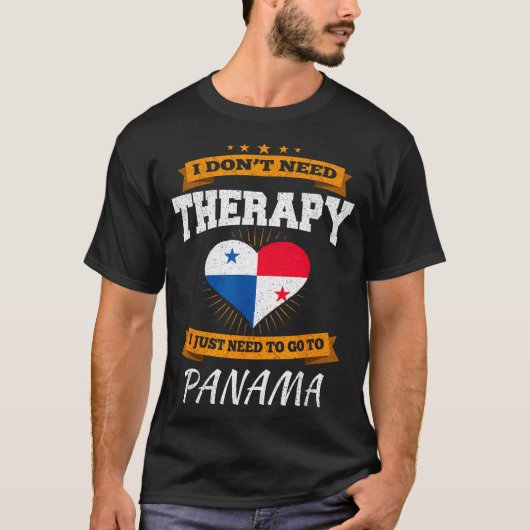 Panamanian Flag I Panama Flag I Vacation Panama T-shirt (Voorkant)