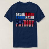 Panamees-Amerikaanse patriot Pride Gift T-shirt (Design voorkant)