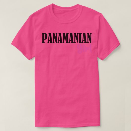 Panamees Meisje T-shirt (Design voorkant)