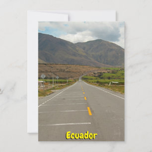 Panamerican Highway, Ecuador Kaart