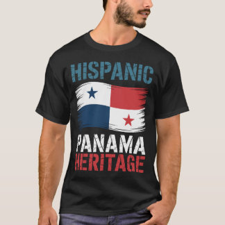 Panamese erfgoed Spaanse trots noodlijdende vlag T-shirt
