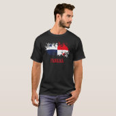 Panamese liefhebbers van Panamá en Panama T-shirt (Voorkant volledig)
