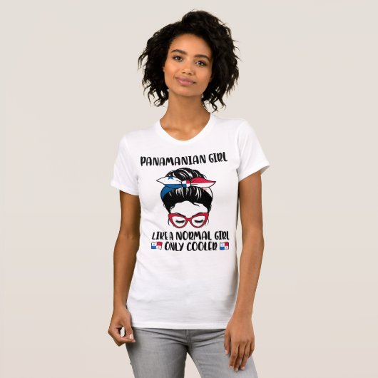 Panamese meid als een gewone vrouw.. t-shirt (Voorkant volledig)