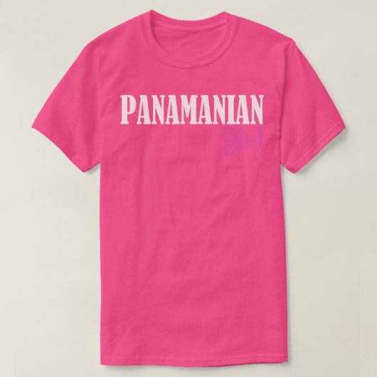 Panamese Meisje 1 T-shirt (Design voorkant)
