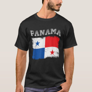 Panamese Vlag Tourist Holiday Destination Panama T-shirt